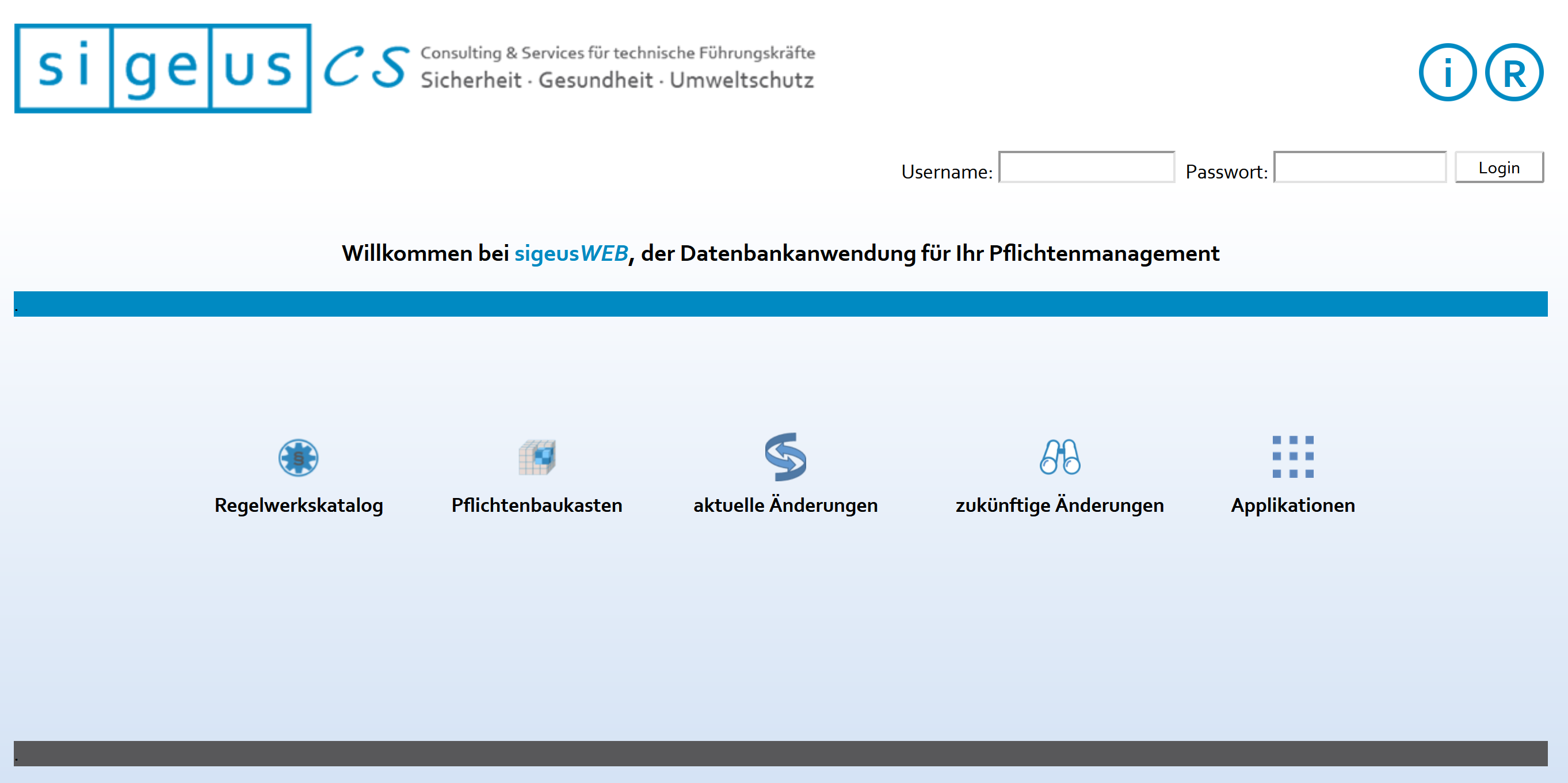 Screenshot sigeusWEB Rechtskataster